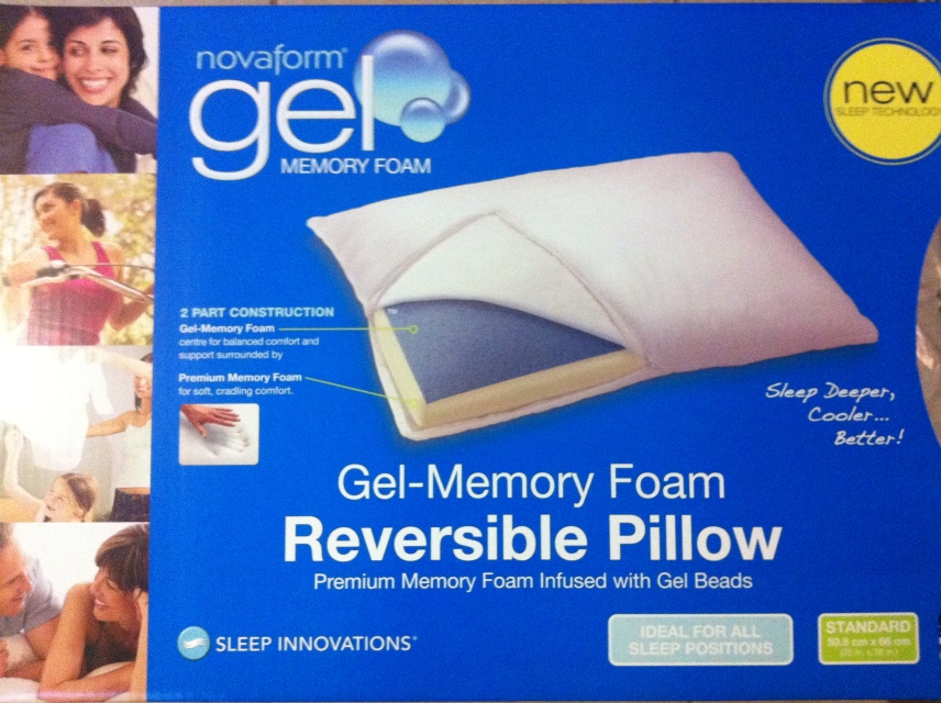 Novaform Lasting Cool Gel Memory Foam Pillow